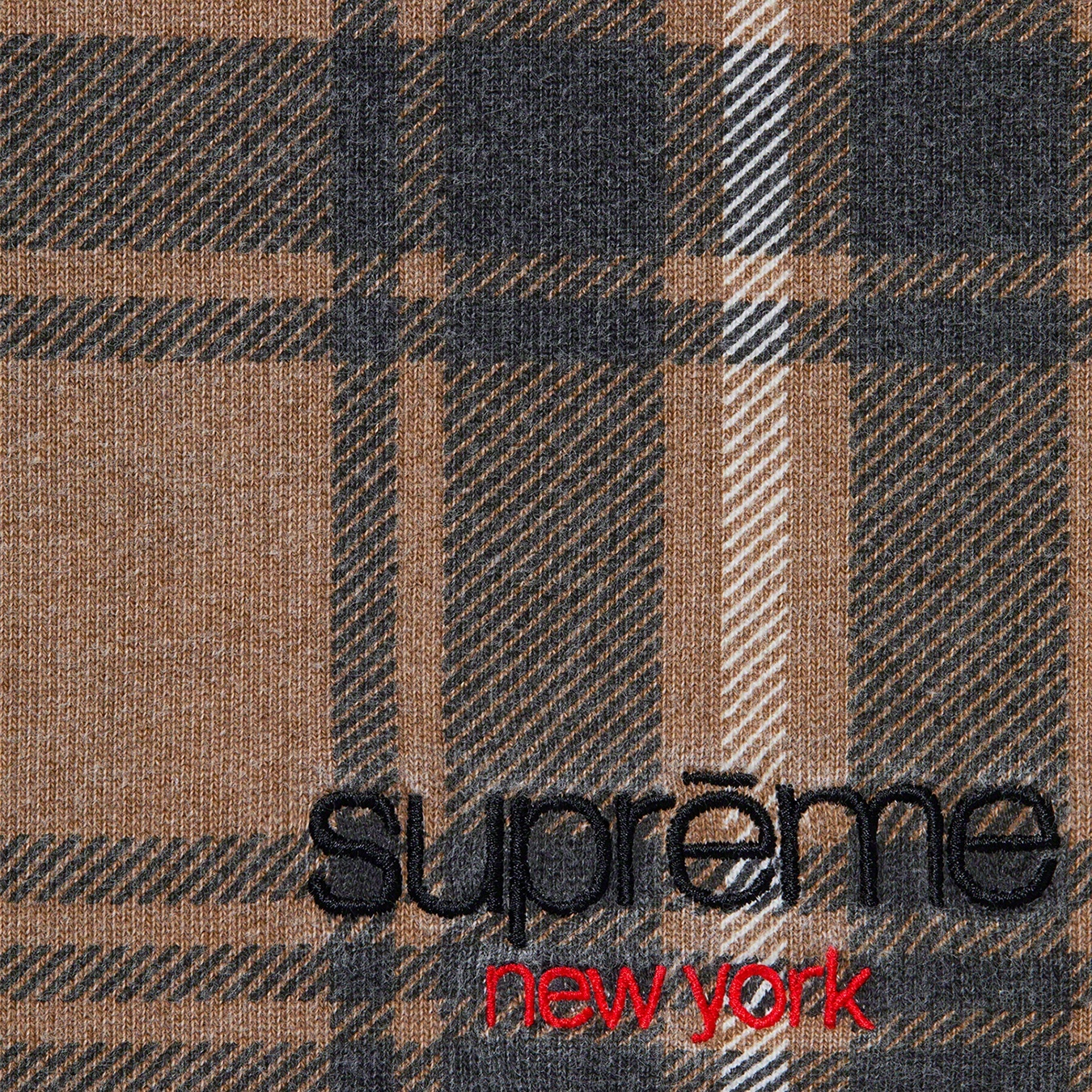 Plaid Sweatshort view 3